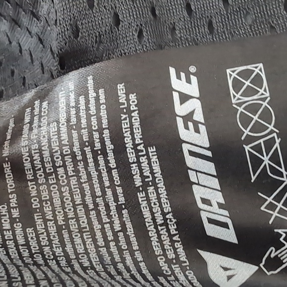 Dainese Veloster Tex Black/White MotoCross Motorcycle Jacket Size 52 US Size 42 - Picture 4 of 15